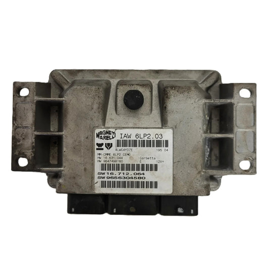 PSA ECU / IAW 6LP2.03 / 9647498180 / 9656304580 / MAGNETI MARELLI