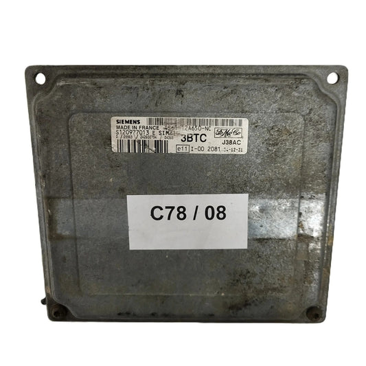 FORD FIESTA ECU / 4S61-12A650-NC / S120977013E / 3BTC / SIM210 / J38AC / S120977