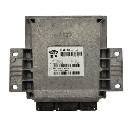PEUGEOT CITROEN ECU / IAW 48P2.72 / SW 9648568480 / HW 9645989480 / MAGNETI MARE