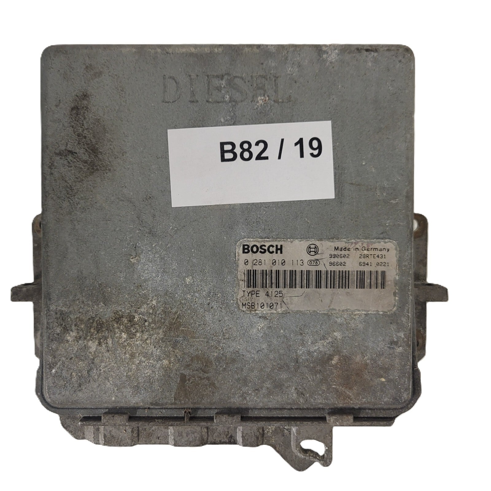 LAND ROVER FREELANDER ECU / 0281010113 / MSB101071 / TYPE4125 / BOSCH-