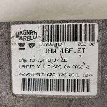 LANCIA Y 1.2 ECU / IAW 16F.ET / 46545155 /61602.108.02 / MAGNETI MARELLI
