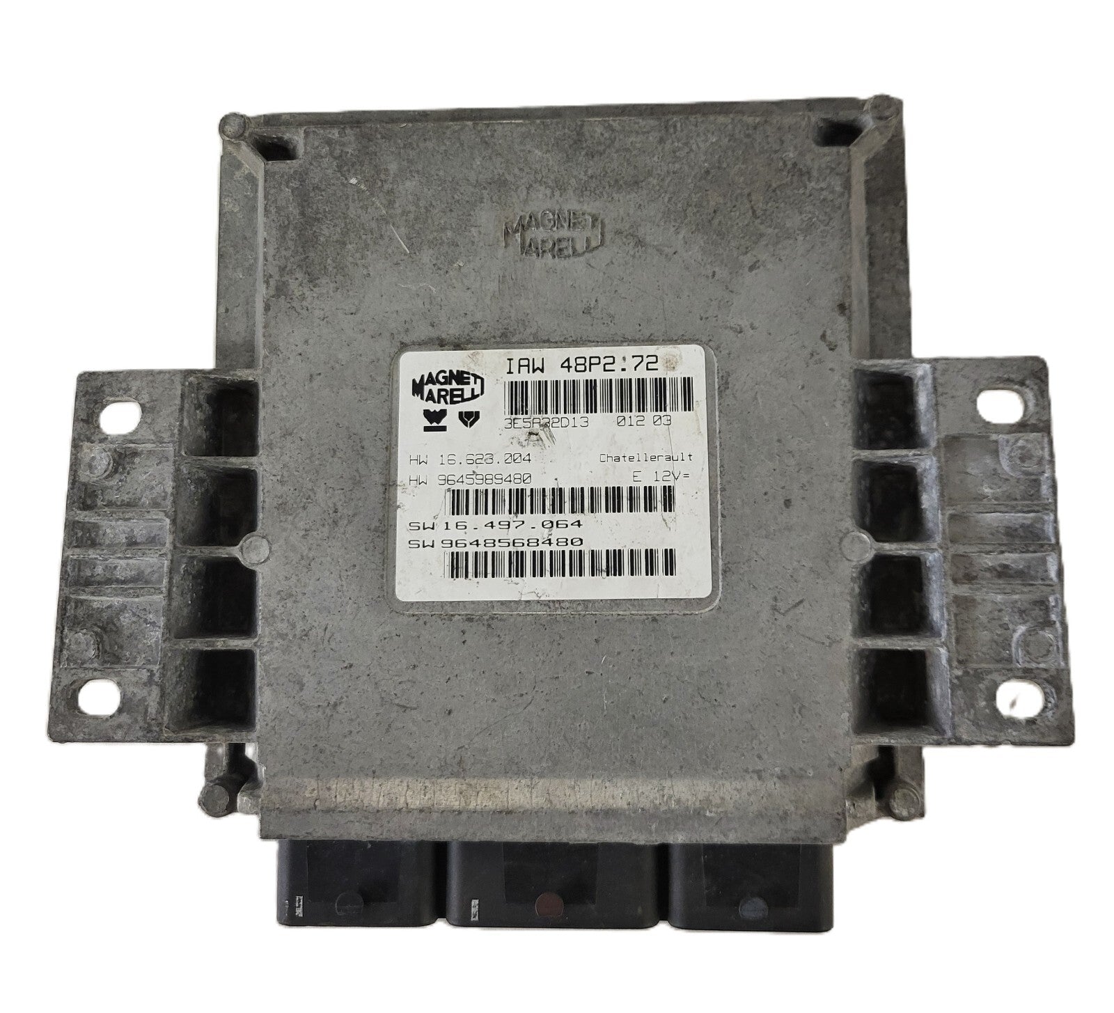 PEUGEOT CITROEN ECU / IAW 48P2.72 / SW 9647714780 / HW 9645989480 / MAGNETI MARE