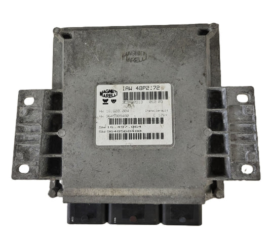 PEUGEOT CITROEN ECU / IAW 48P2.72 / SW 9647714780 / HW 9645989480 / MAGNETI MARE
