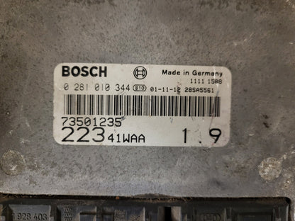 Fiat DOBLO 1.9 ECU / 0281010344 / 73501235 / BOSCH