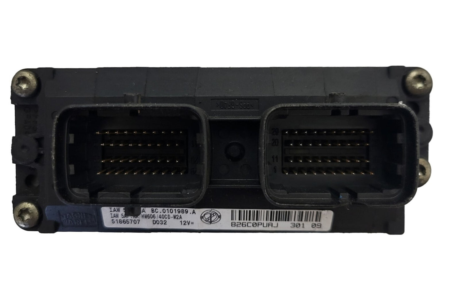 LANCIA Y ECU / IAW 5AF.NA / 51865707 / HW606 / MAGNETI MARELLI