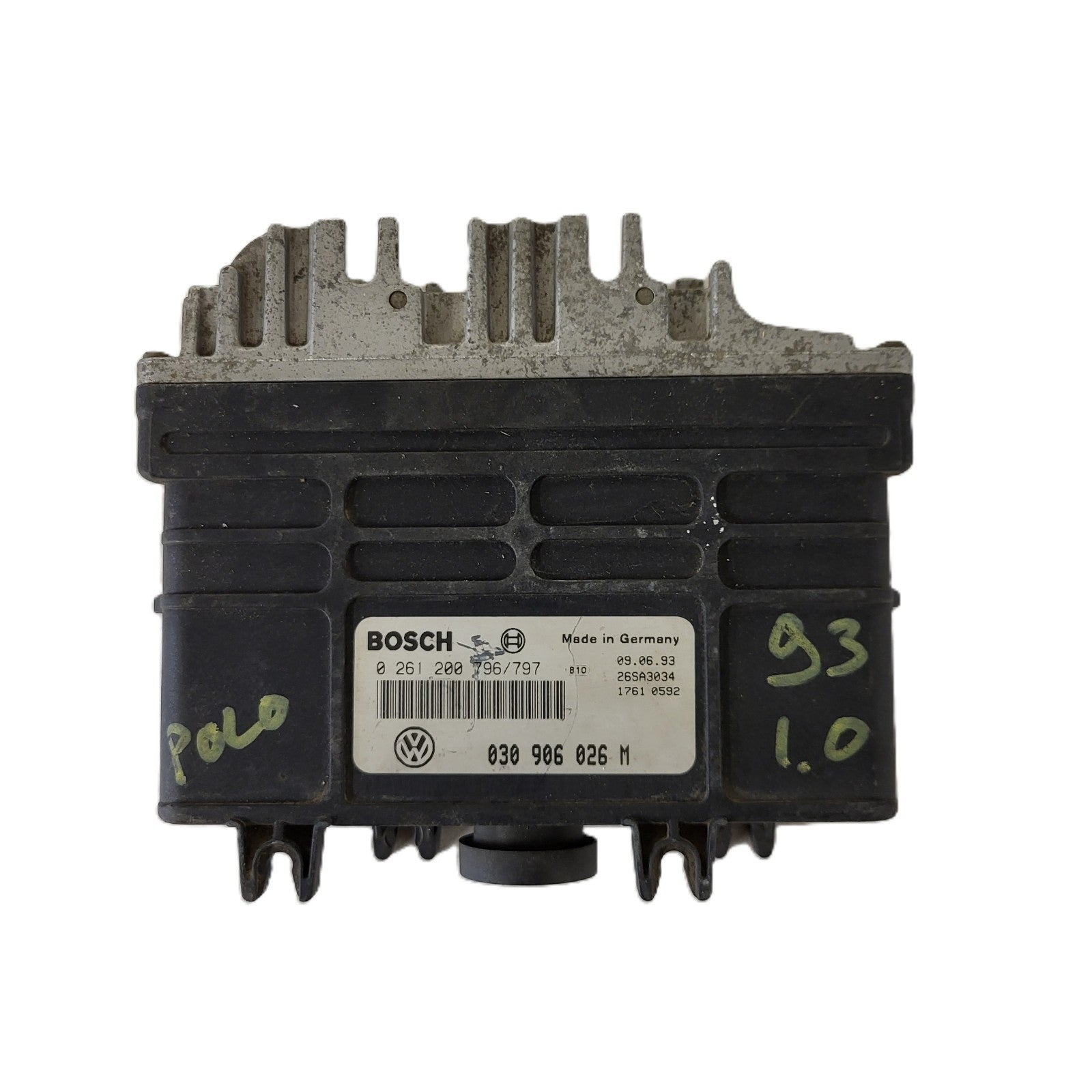 VW VOLKSWAGEN POLO 1.0 ECU / 0261200796/797 / 030906026M / BOSCH