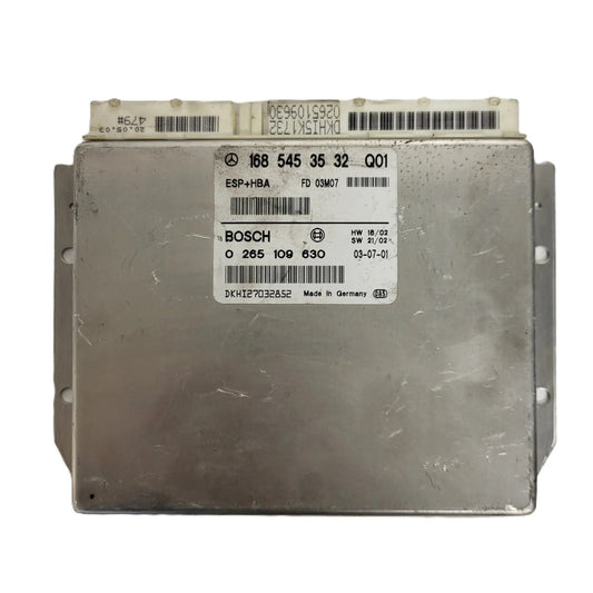 MERCEDES-BENZ A CLASS W168 ESP ECU / 1685453532 / 0265109630 / BOSCH ESP+HBA