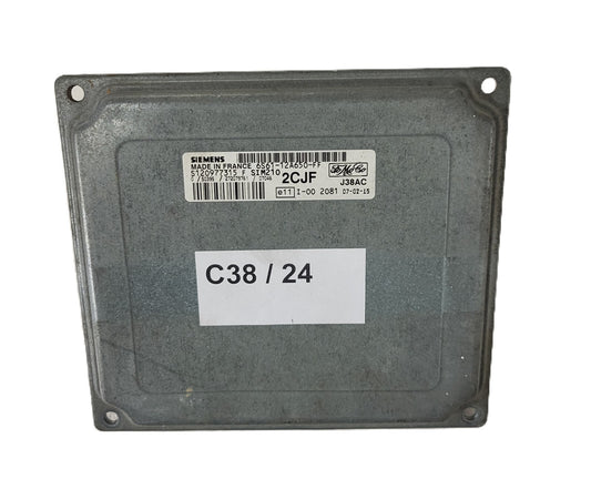 FORD FIESTA ECU / 6S61-12A650-FF / S120977315F / 2CJF / SIM210 / 