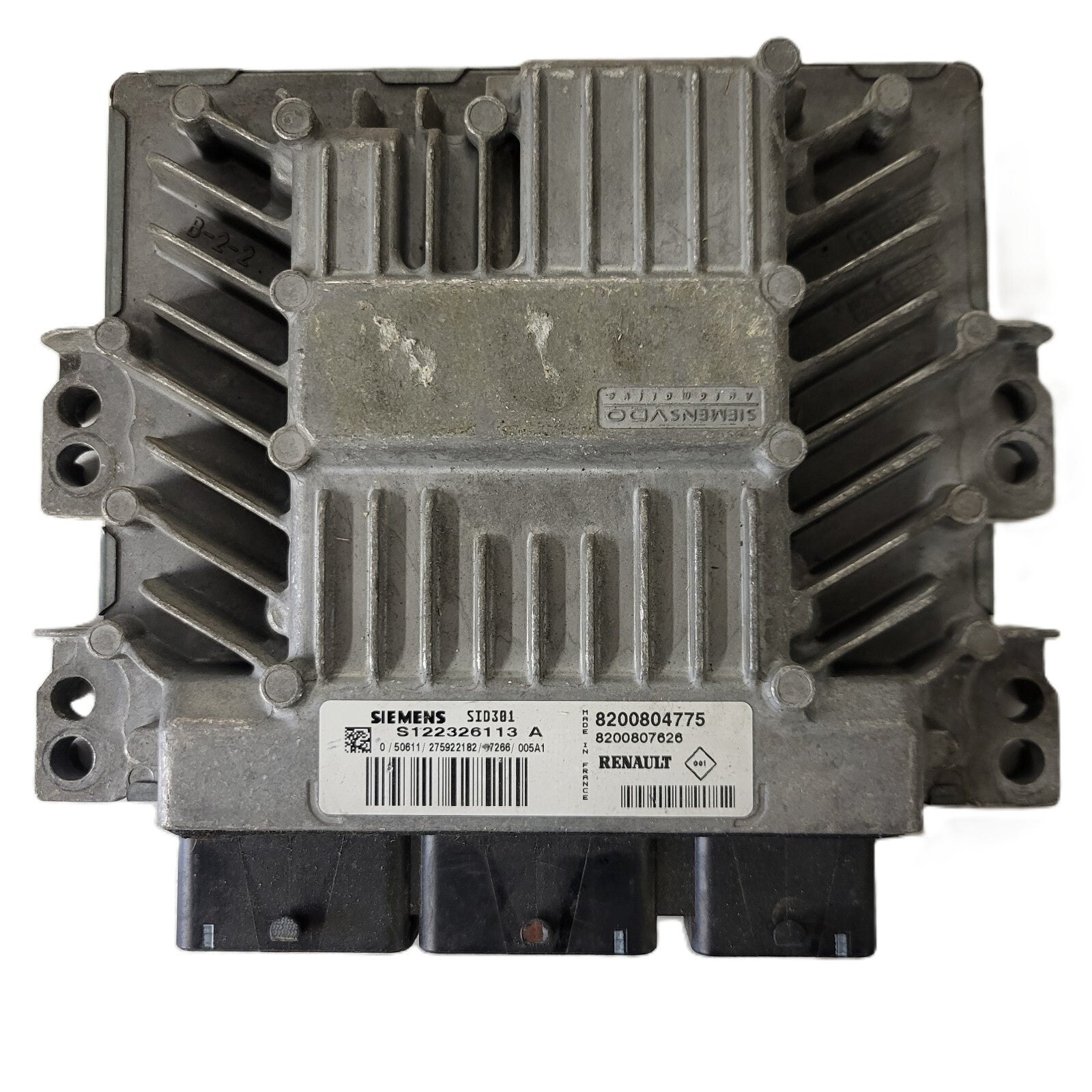 Renault Megane Scenic ECU / S122326113A / 8200804775 / 8200807626 / SID301 / SIE