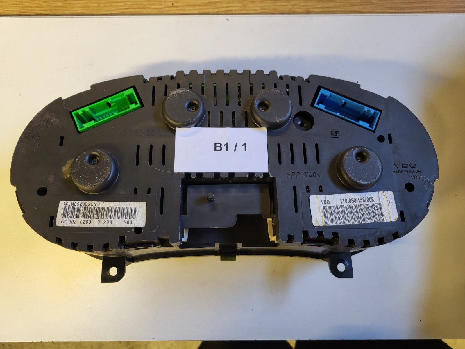 SEAT LEON 1M TOP SPORT VDO BENZINA QUADRO STRUMENTI MFA 1M0920822G / 110.080/158