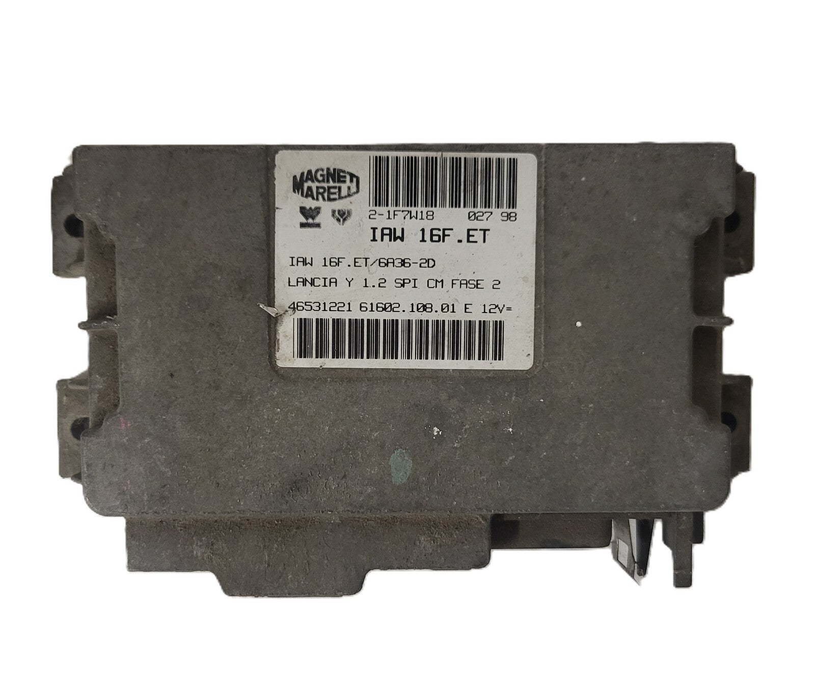 LANCIA Y 1.2 ECU / IAW 16F.ET / 46531221 / 61602.108.01 MAGNETI MARELLI