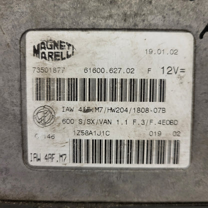 Fiat 600 ECU / IAW 4AF.M7 / 73501877 / HW204 / MAGNETI MARELLI
