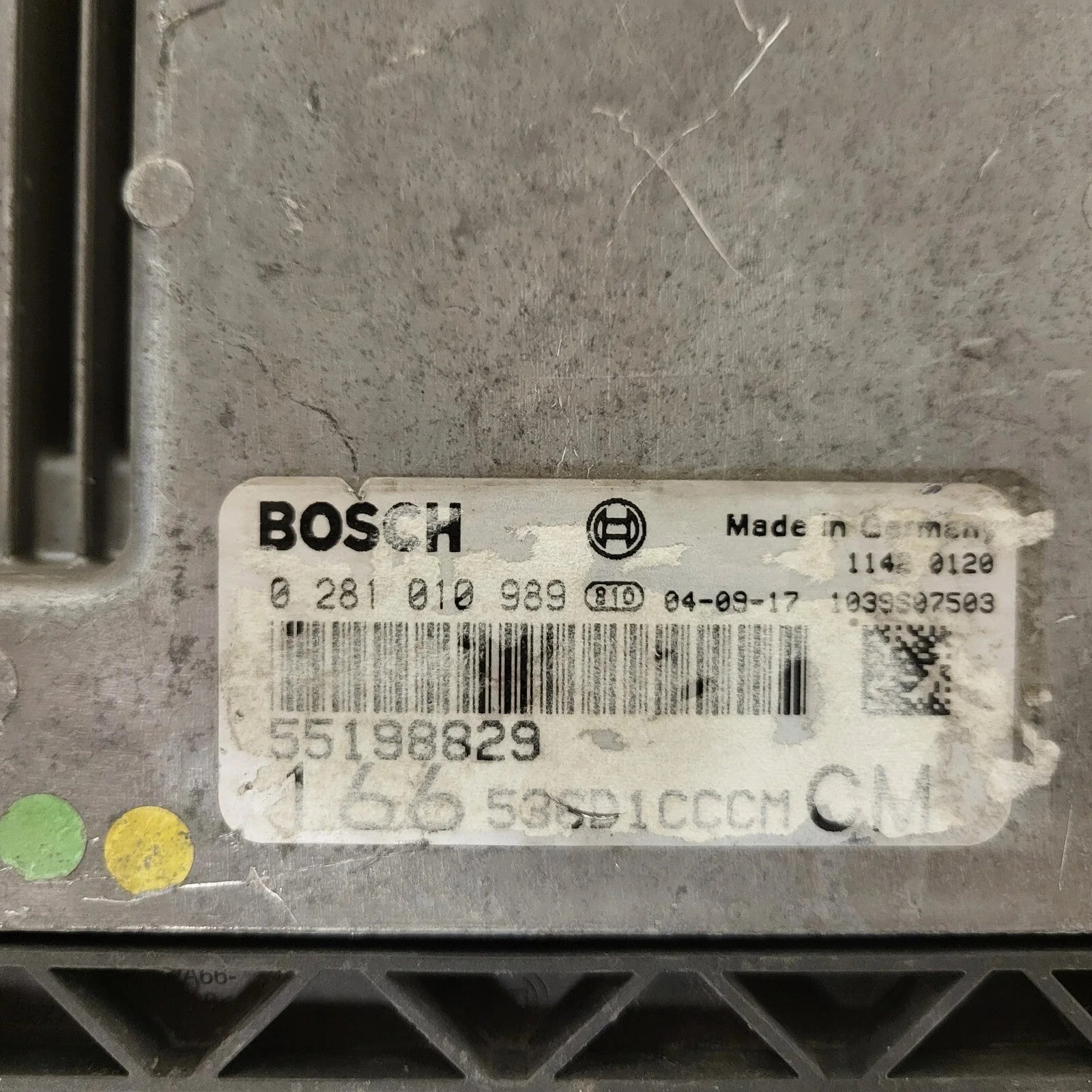 ALFA ROMERO 166 2.4 JTD ECU / 0281010989 / 55198829 / BOSCH