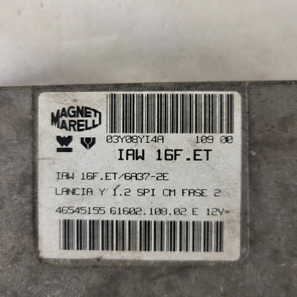 LANCIA Y 1.2 ECU / IAW 16F.ET / 46545155 /61602.108.02 / MAGNETI MARELLI