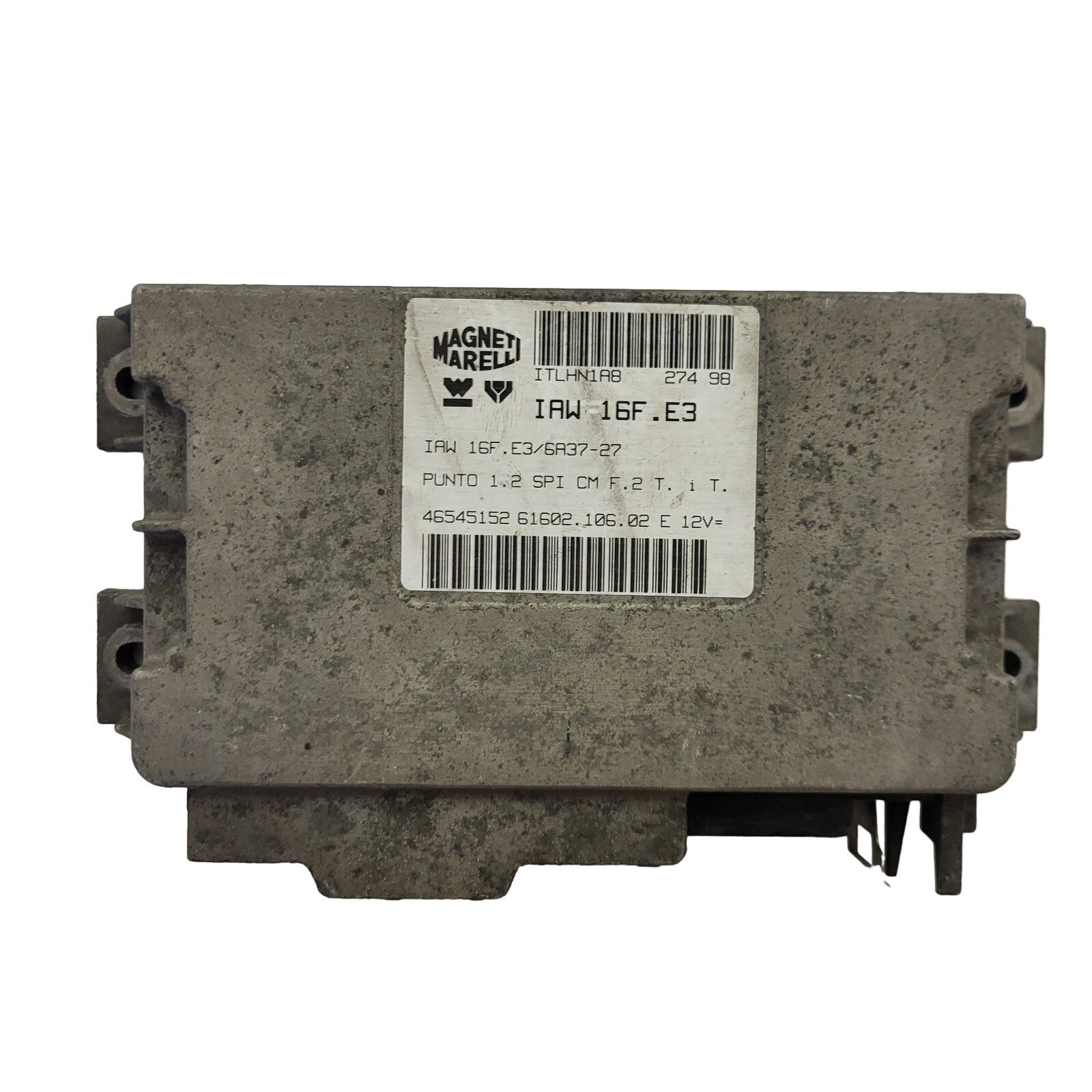 Fiat Punto 1.2 ECU / 46545152 / IAW 16F.E3 / 61602.106.02 / MARELLI