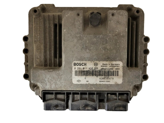 RENAULT ECU / 0281011437 / 8200305678 / 8200313302 / BOSCH