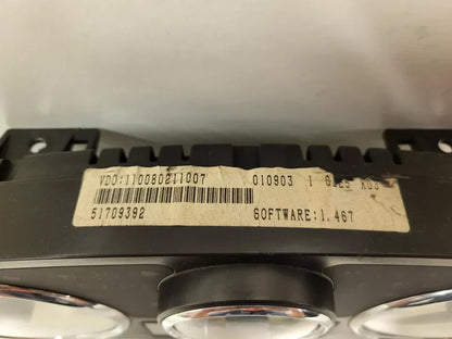 LANCIA YPSILON DIESEL 51709392 QUADRO STRUMENTI CONTACHILOMETRI TACHIMETRO