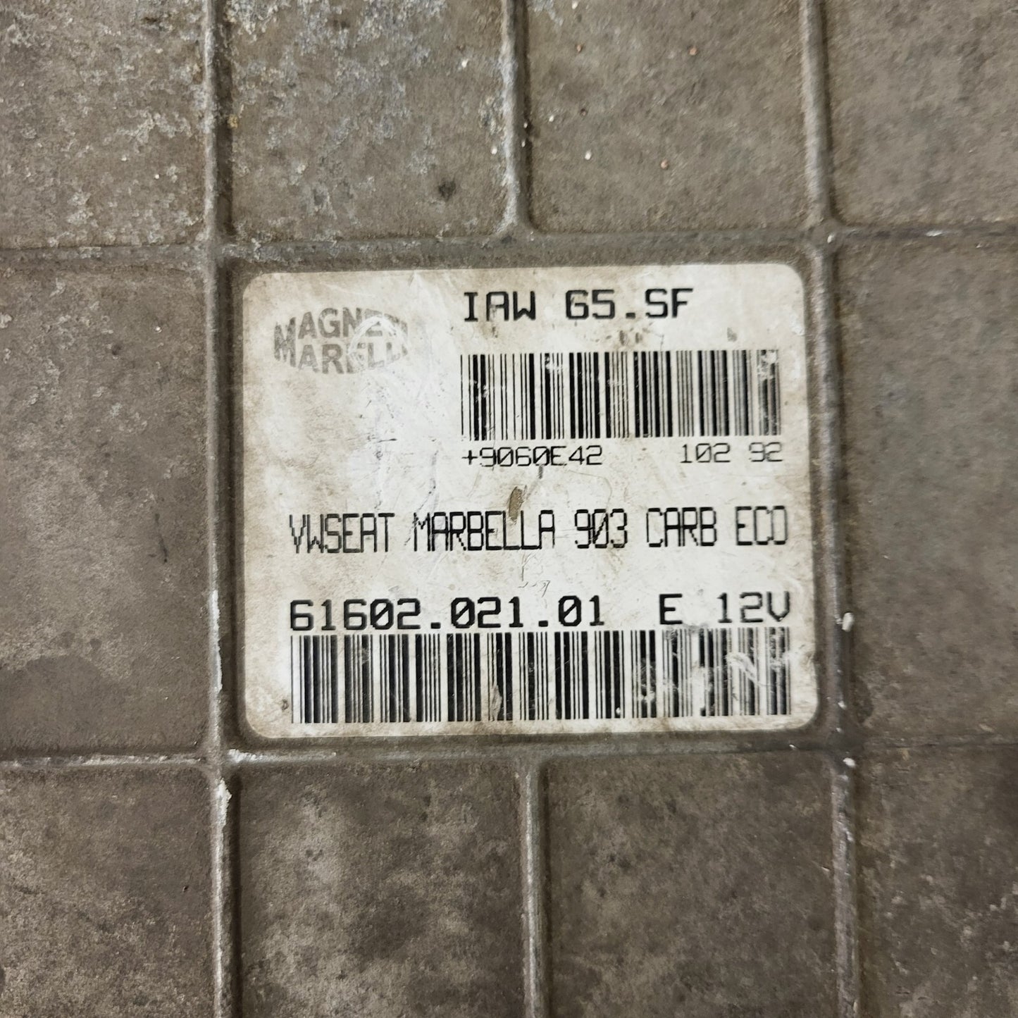 SEAT MARBELLA ECU / IAW G5.SF / 616602.021.01 / MAGNETI MARELLI 