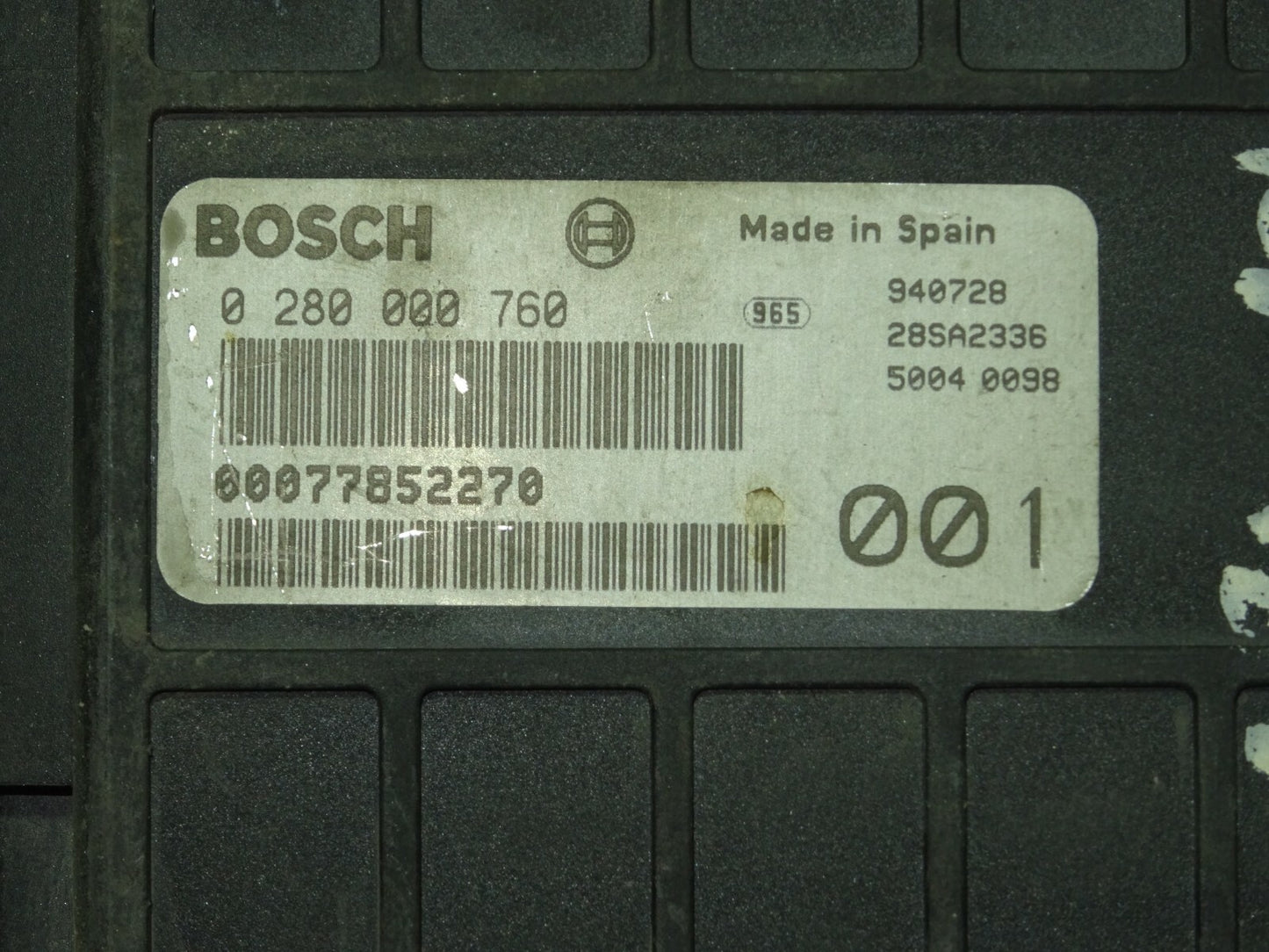 LANICA DELTA ECU / 0280000760 / 7785227 / BOSCH