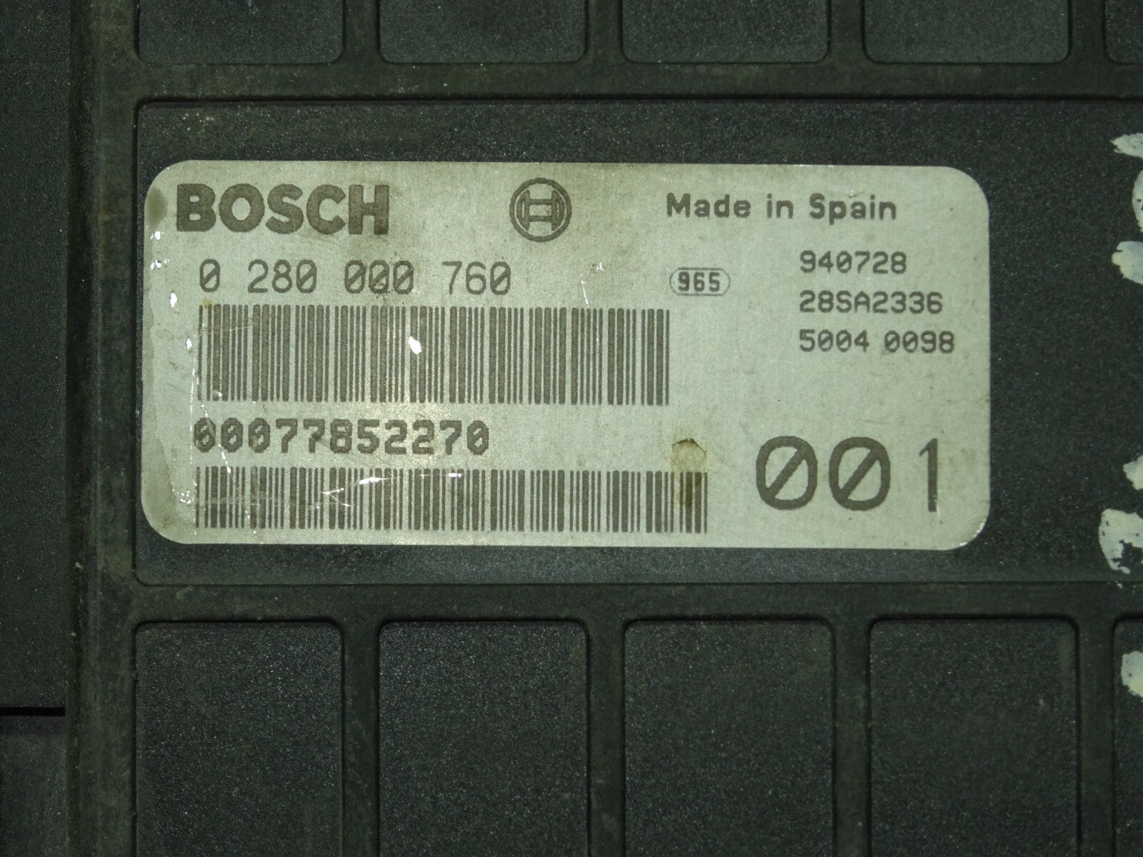 LANICA DELTA ECU / 0280000760 / 7785227 / BOSCH