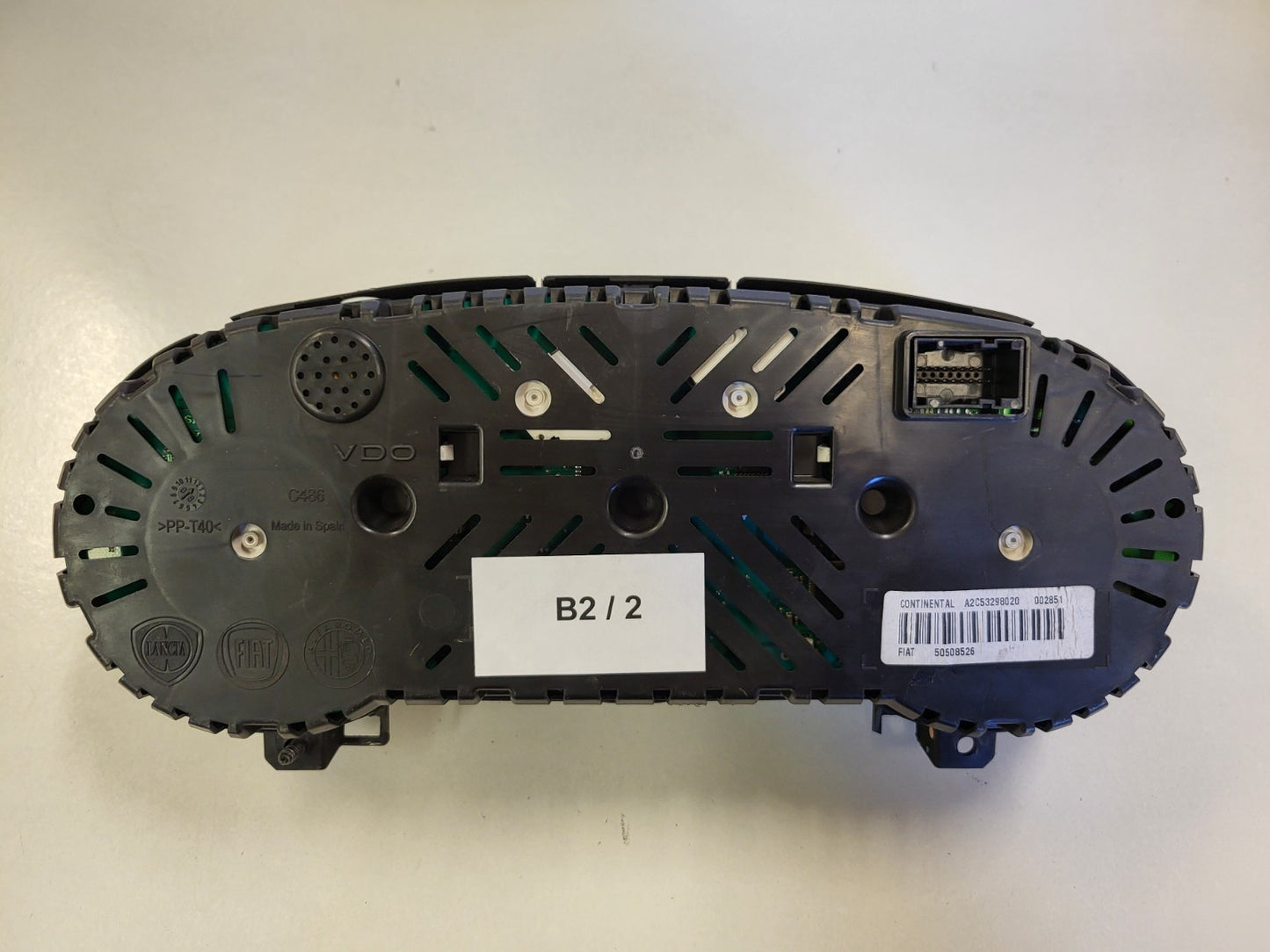 ALFA MITO BENZINA QUADRO STRUMENTI CONTACHILOMETRI 50508526