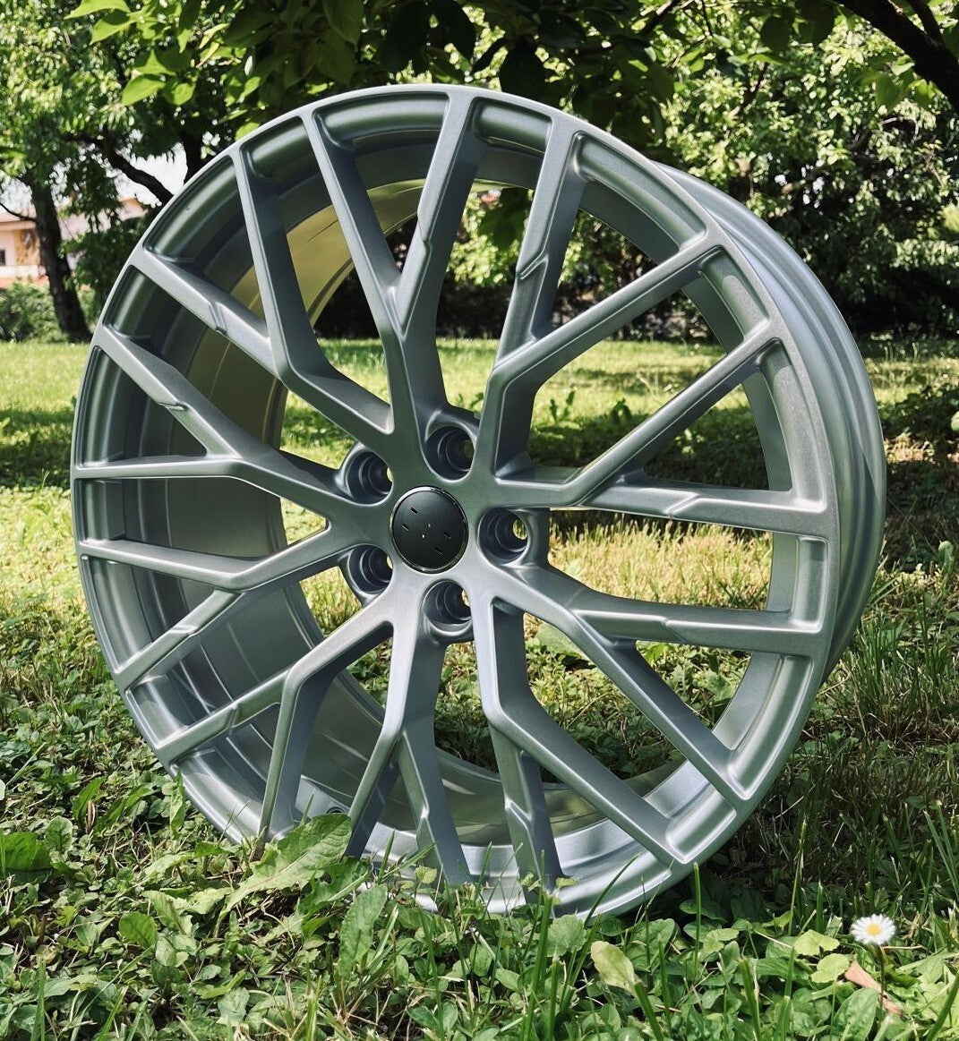 CERCHI AUDI 20 POLLICI AUDI R8 V10 DESIGN 9X20 5X112 ET30 ARGENTO