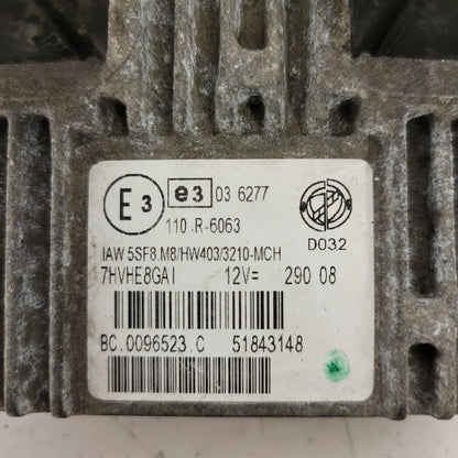 FIAT GRANDE PUNTO ECU / 51843148 / IAW 5SF8.M8 /  IAW5SF8.M8 / HW403 / 