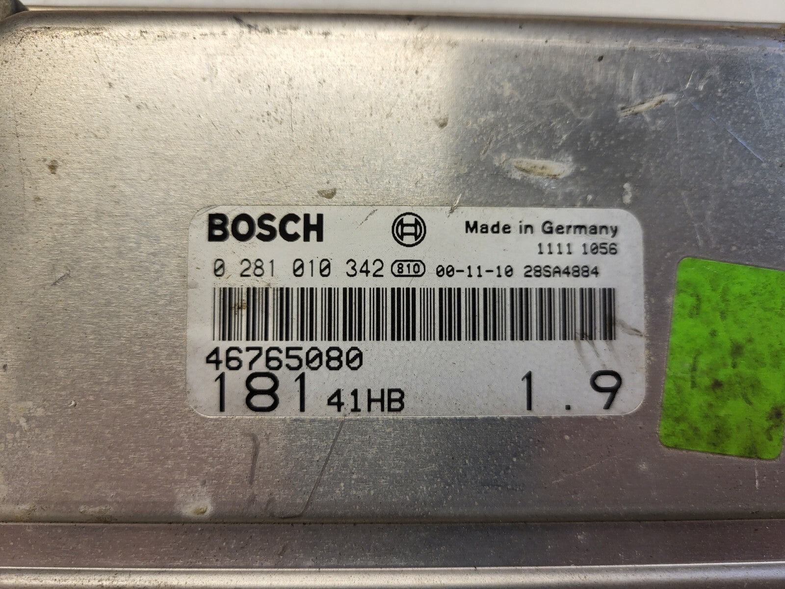 FIAT MAREA ECU / 0281010342 / 46765080 / BOSCH