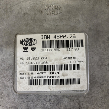Peugeot 206 1.1 ECU / IAW 48P2.76 / SW 9648620880 / HW 9645989480