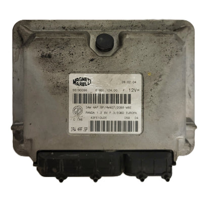 FIAT PANDA 1.2 ECU / 55190098 / IAW 4AF.SP / HW407 / 61601.124.00 / MAGNETI MARE