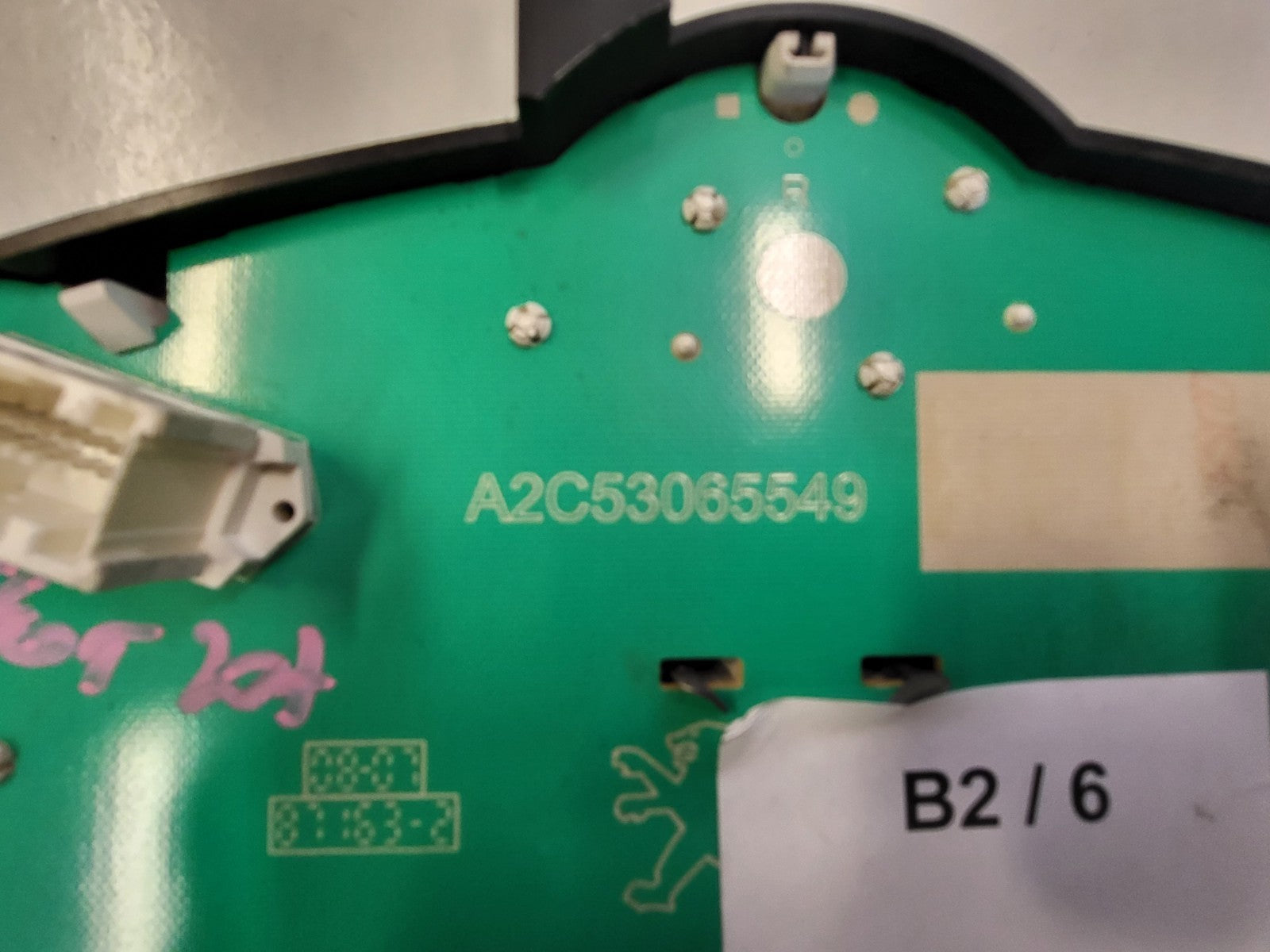 PEUGEOT 207 BENZINA QUADRO STRUMENTI CONTACHILOMETRI 9662904080 / A2C53065549