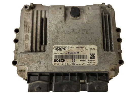 FORD FUSOIN FIESTA ECU / 0281011612 / 6S61-12A650-VA / 6S6112A650VA / 5DSA BOSCH