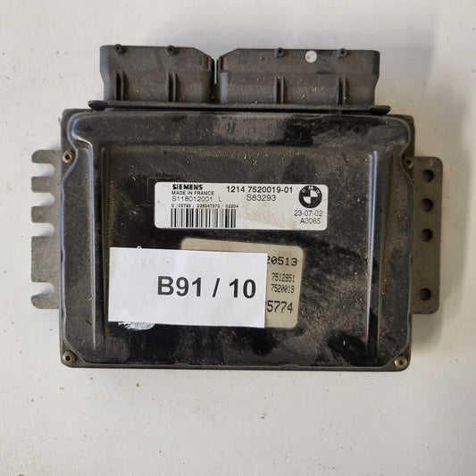 MINI COOPER 1.6 ECU / S118012001L / 1214752001901 / SIEMENS