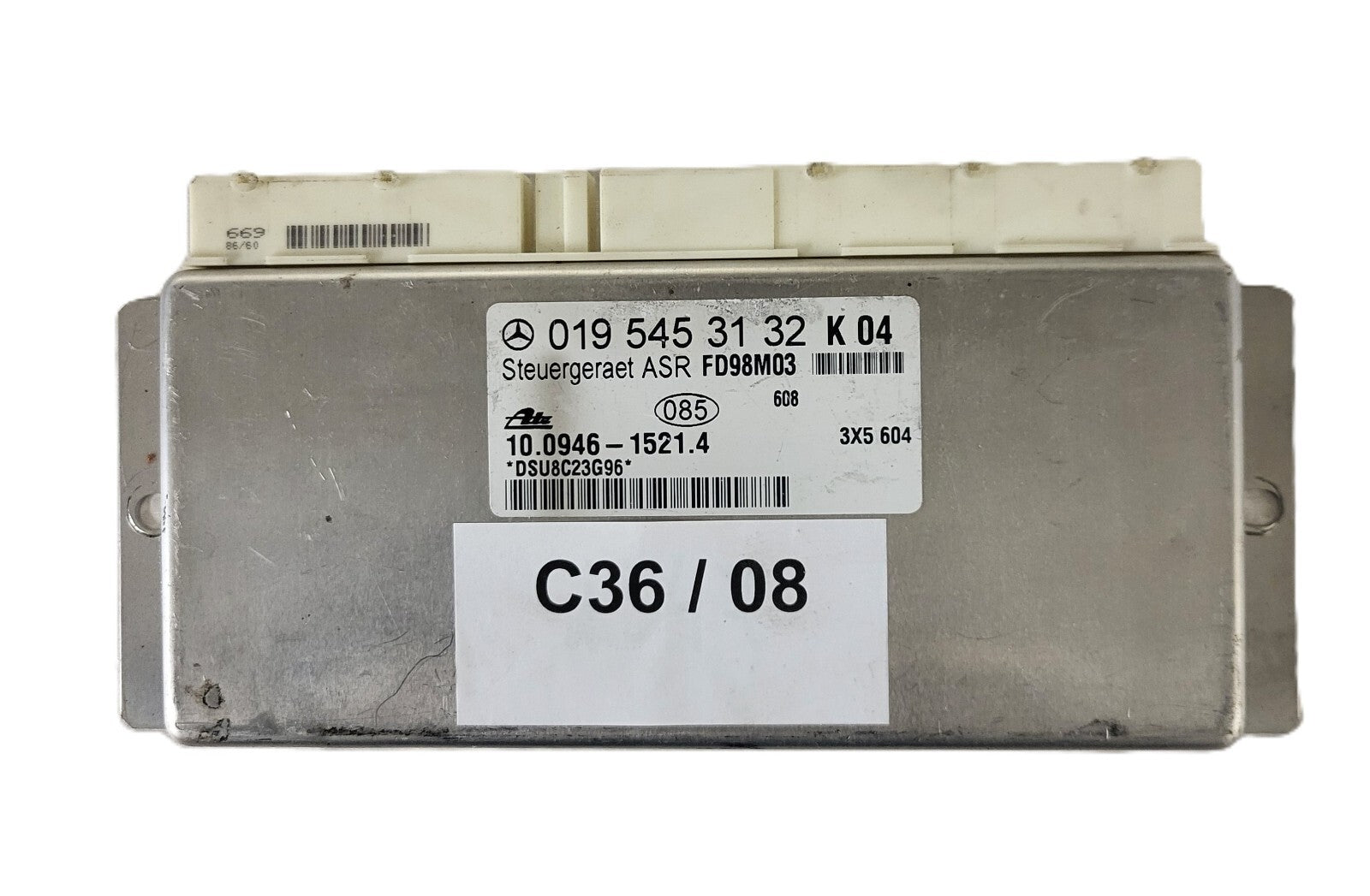 Mercedes C W202 ASR MODULE ECU / 0195453132 / 10.0946-1521.4 / ATE