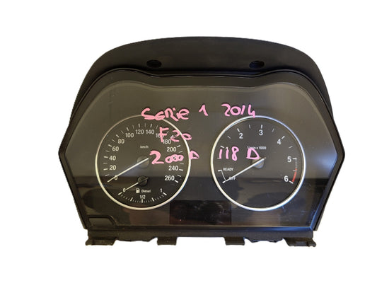 BMW 1 F20 DIESEL QUADRO STRUMENTI CONTACHILOMETRI 17649411