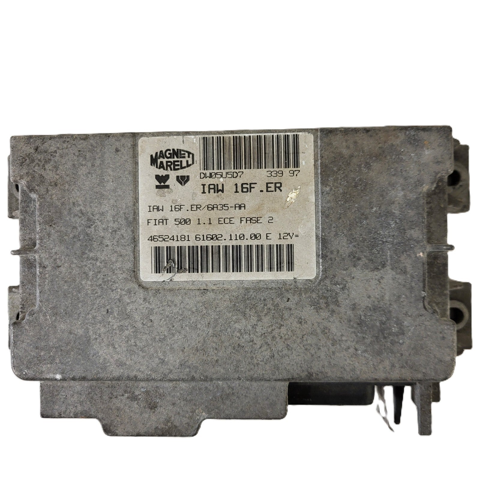 FIAT 500 1.1 ECU / IAW 16F.ER / 46524181 / 61602.110.00 / MAGNETI MARELLI
