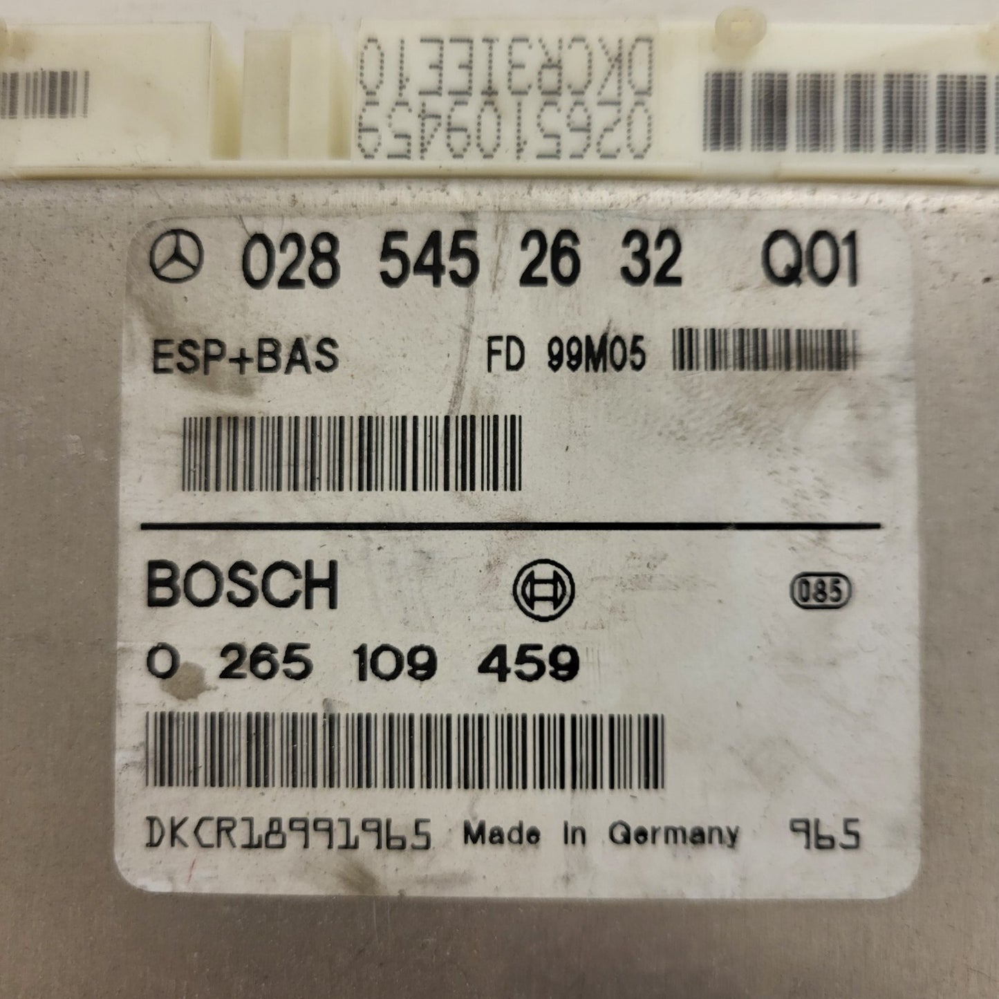 Mercedes A-Class W168 ESP + ECU LOW / 0285452632 / 0265109459 / BOSCH