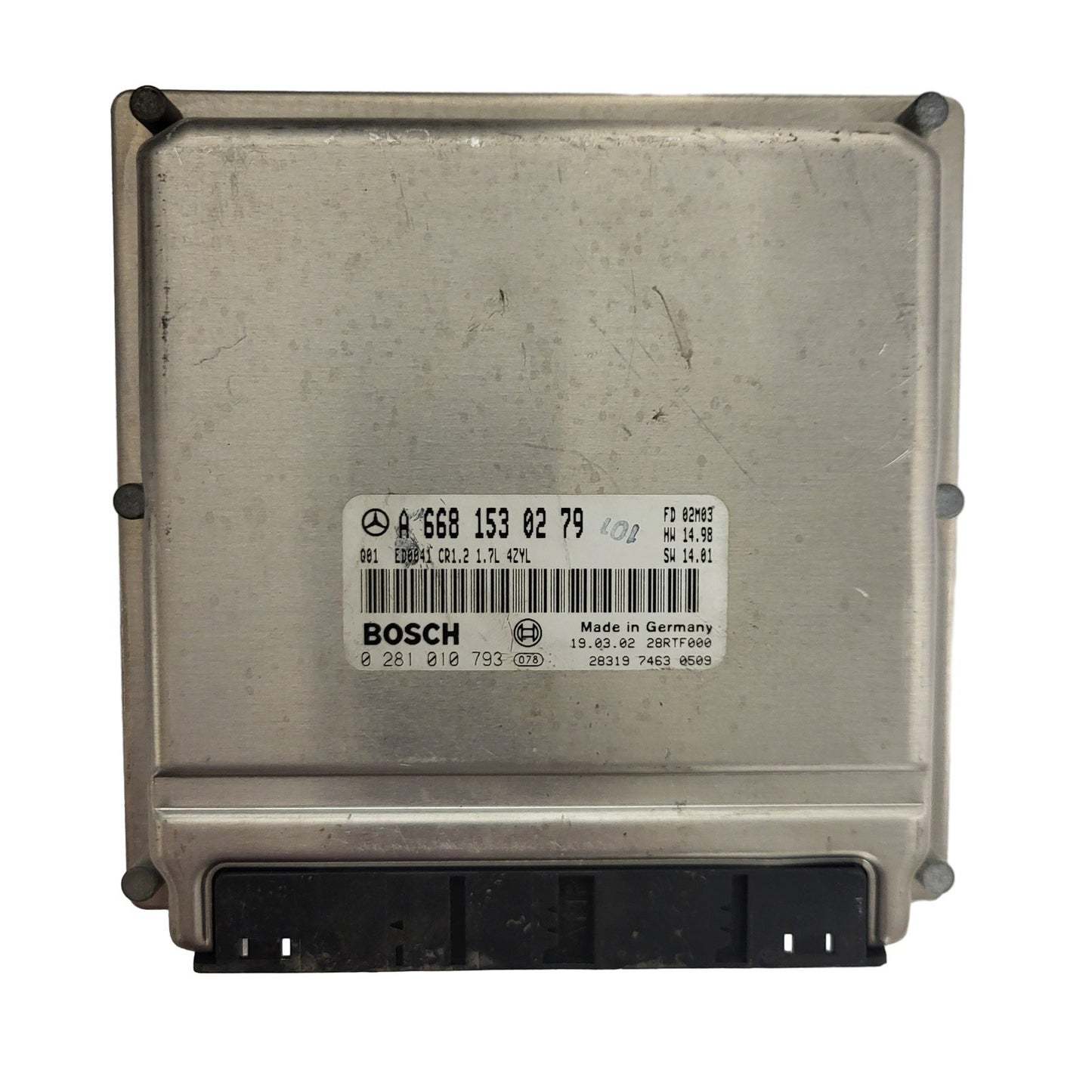 MERCDES BENZ ECU / A6681530279 / 0281010793 / ED0041 CR1.2 / BOSCH