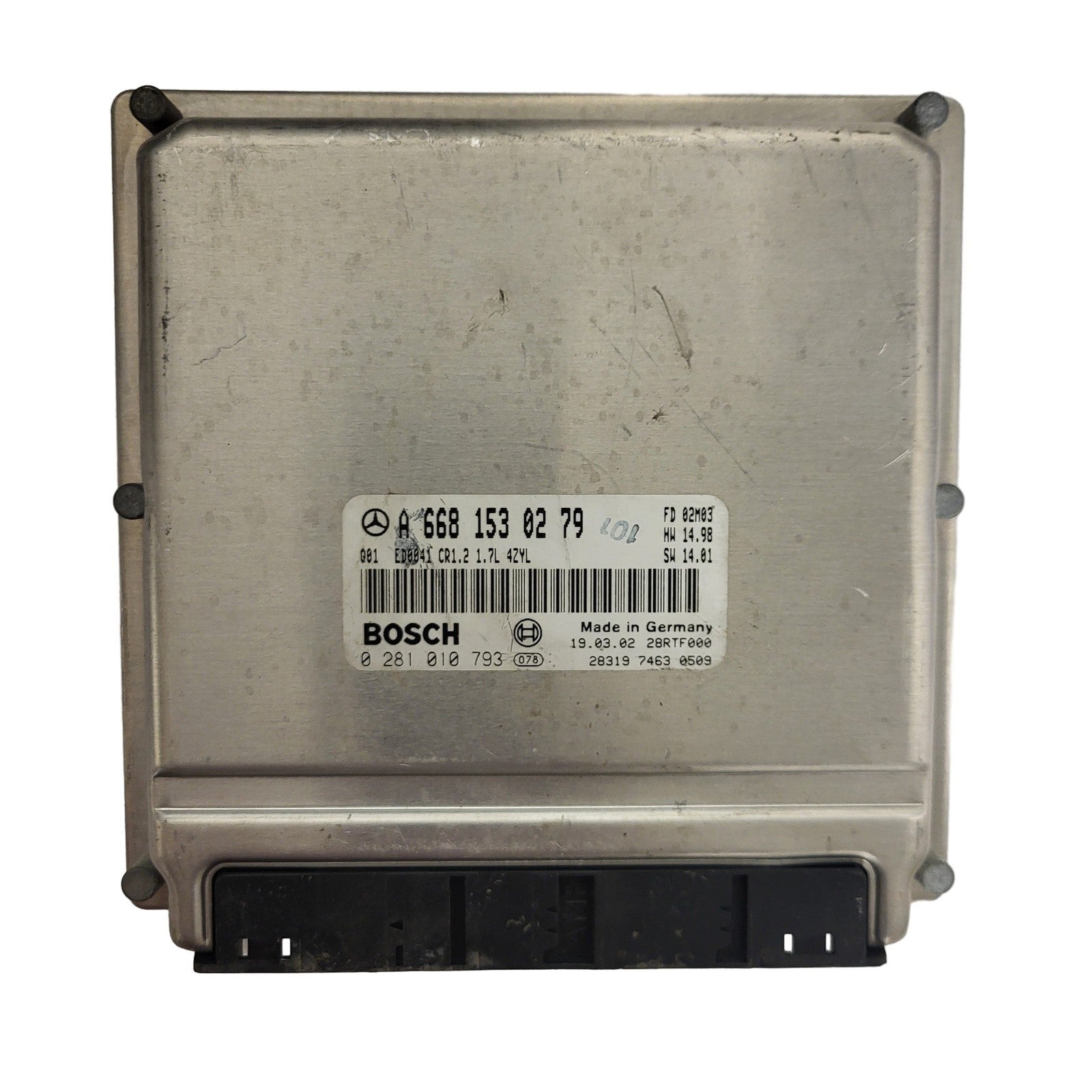 MERCDES BENZ ECU / A6681530279 / 0281010793 / ED0041 CR1.2 / BOSCH