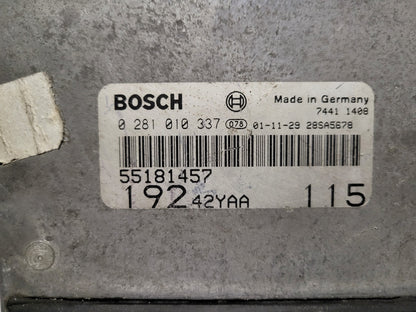 Fiat STILO ECU / 55181457 / 0281010337 / 19242YAA / BOSCH