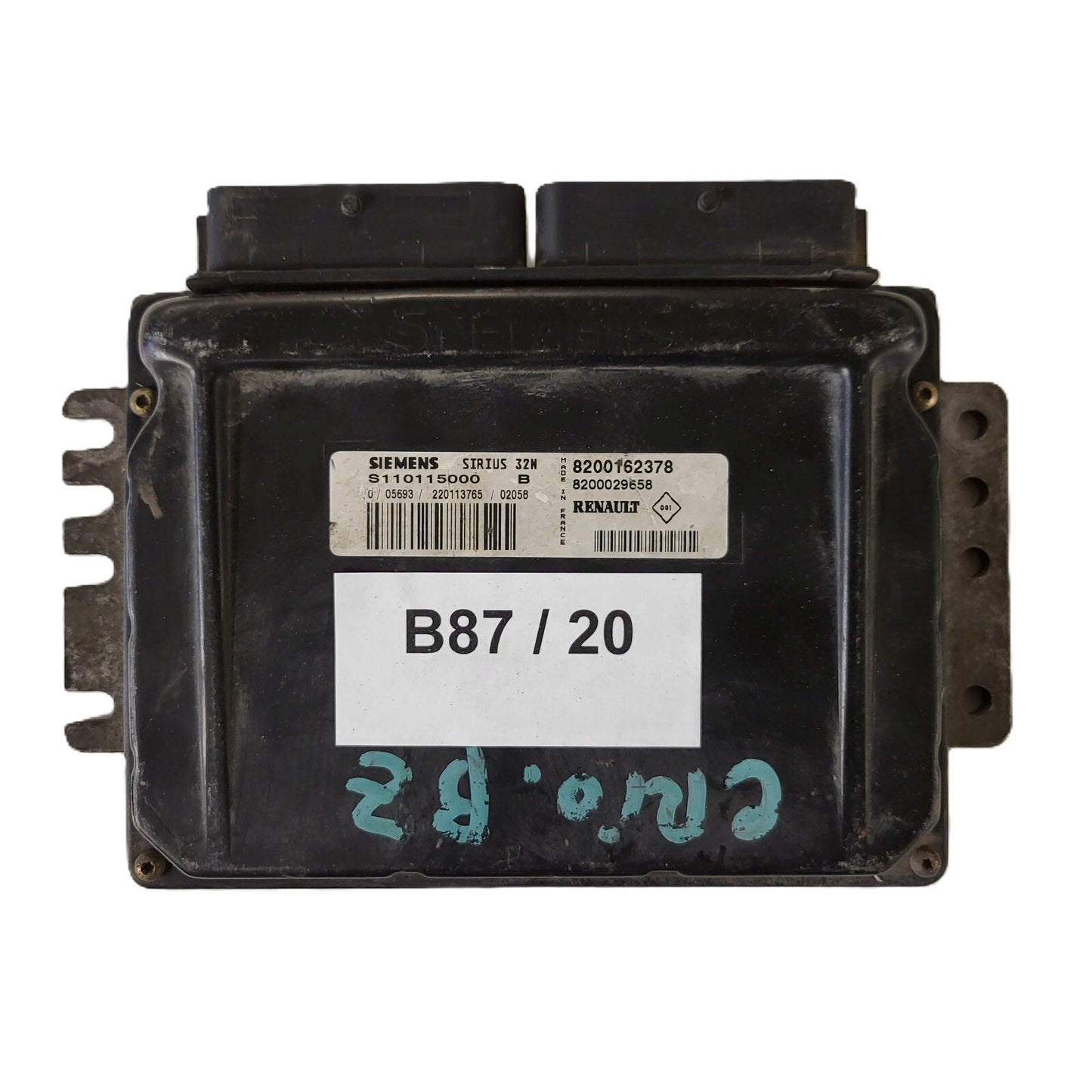 Renault ECU / S110115000B / S110115000 / 8200162378 / 8200029658 / SIEMENS