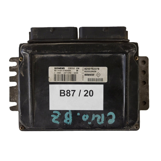 Renault ECU / S110115000B / S110115000 / 8200162378 / 8200029658 / SIEMENS