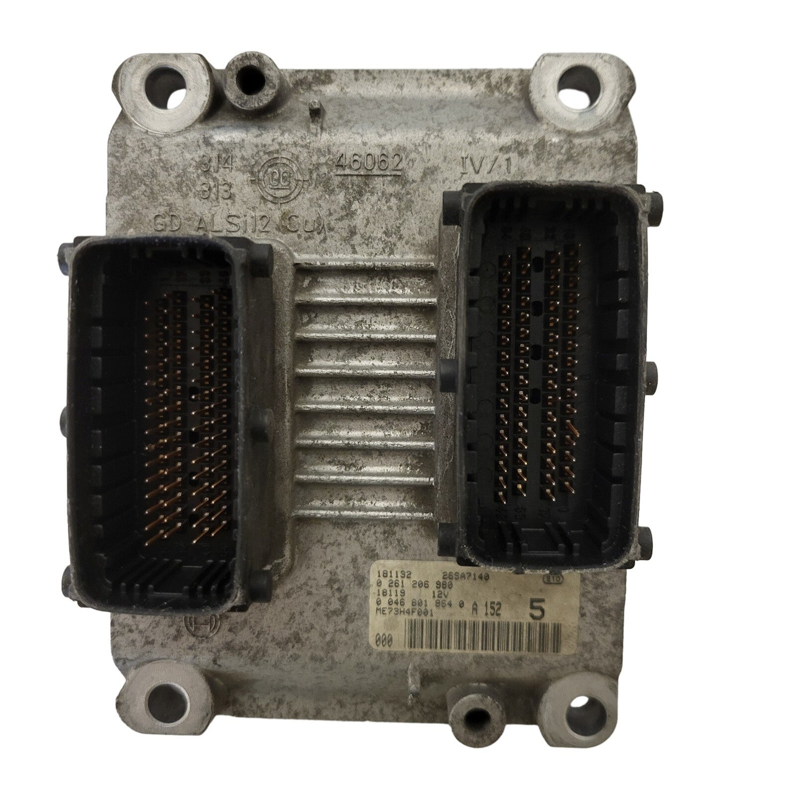 FIAT PUNTO ECU / 0261206980 / 00468019640 / ME73H4F001 / BOSCH