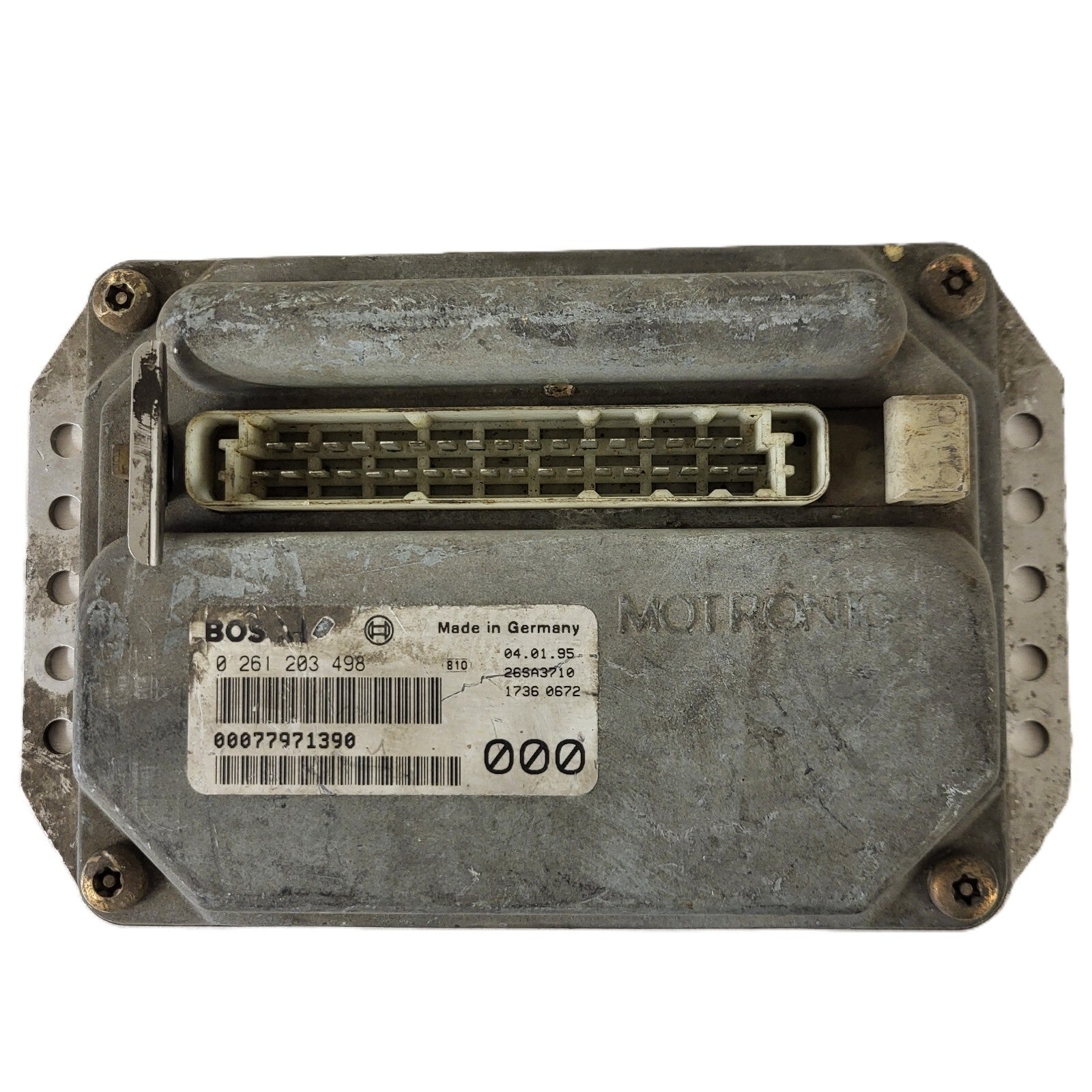 LANCIA Y10 ECU / 0261203498 / 00077971390 / BOSCH