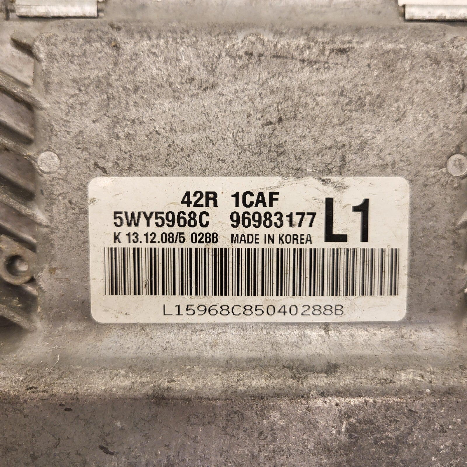 CHEVROLET AVEO ECU / 96983177 / 5WY5968C / 1CAF