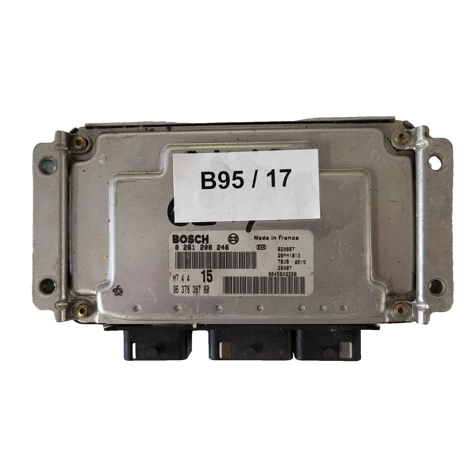 Peugeot Citroen ECU / 0261206246 / M7.4.4 / 9637838780 / BOSCH