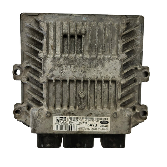FORD FIESTA ECU / 3S61-12A650-LB / 5WS4014D-T / 5AYB / J38AC / SIEMENS