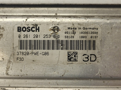HONDA JAZZ ECU / 0261201253 / 37820-PWE-G06 /  BOSCH
