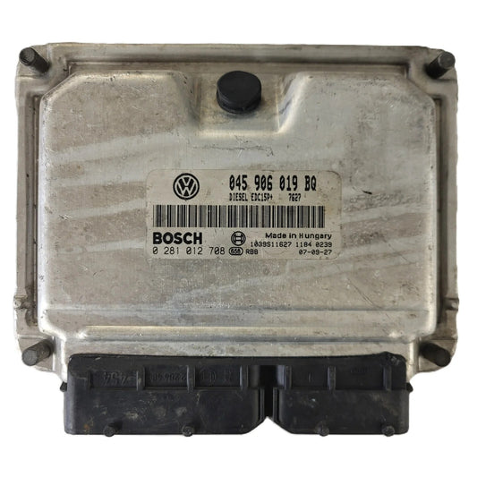 VW ECU / 045906019BQ / 0281012708 / EDC15P+ / BOSCH