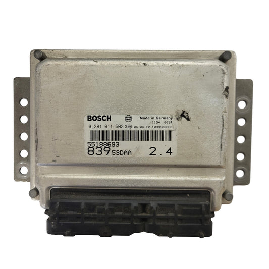 LANCIA LYBRA 2.4 JTD ECU / 0281011502 / 55188693 / BOSCH